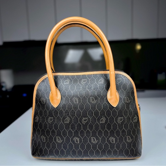 Dior Honeycomb Canvas Handbag - Picture 2 of 9